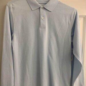 Boys Size 18 Long Sleeve Light Blue Shirt